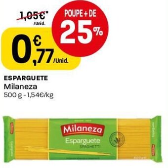 Intermarché Esparguete Milaneza 500g promoção