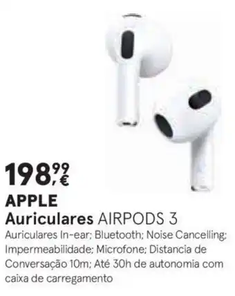 Apple Auriculares Airpods 3