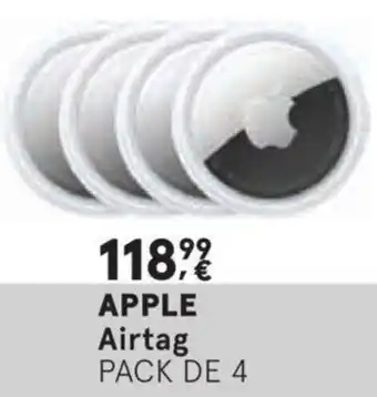 Worten Apple Airtag Pack de 4 promoção