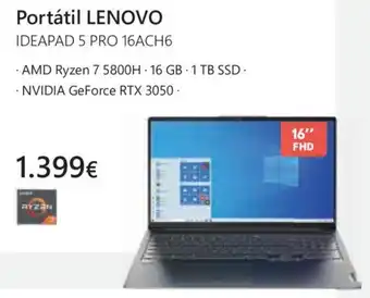 Worten Portátil Lenovo 16" FHD promoção