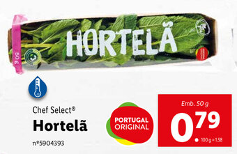 Lidl Chef Select Hortelã 50g promoção