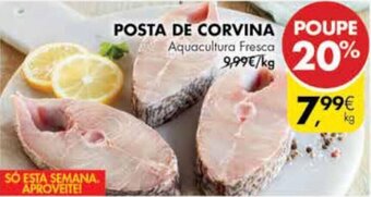 Pingo Doce Posta de Corvina promoção