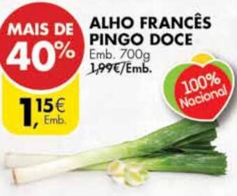 Pingo Doce Alho Francês Pingo Doce 700g promoção