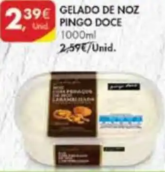 Pingo Doce Gelado de Noz Pingo Doce 1000ml promoção