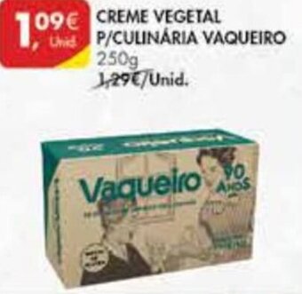Pingo Doce Creme Vegetal P/Culinária Vaqueiro 250g promoção