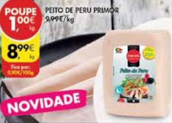 Pingo Doce Peito de Peru Primor promoção