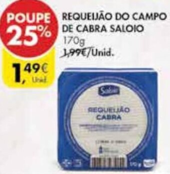 Pingo Doce Requeijão do Campo de Cabra Saloio 170g promoção