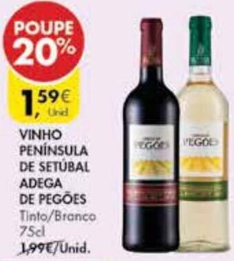 Pingo Doce Vinho Península de Setúbal Adega de Pegões 75cl promoção