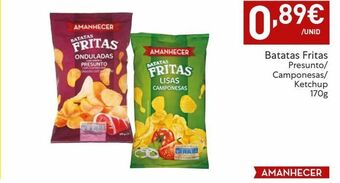 Amanhecer Batata chips amanhecer promoção