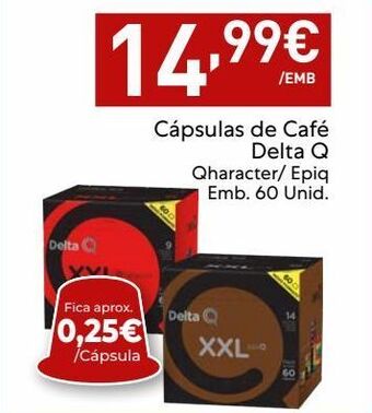 Amanhecer Cápsulas de café delta q promoção