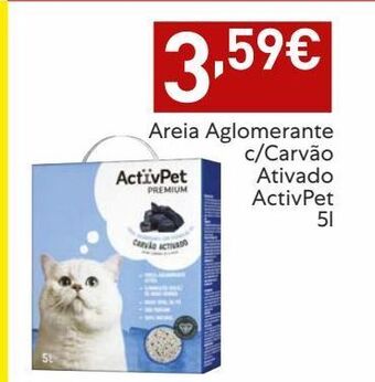 Amanhecer Areia para gato activpet promoção