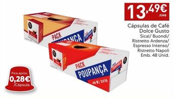 Amanhecer Cápsulas de café dolce gusto promoção