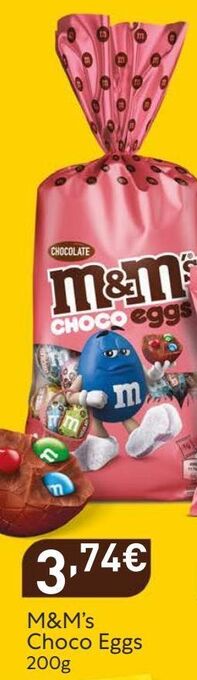 Amanhecer Chocolates m&m's promoção