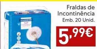 Amanhecer Incontinência amanhecer promoção