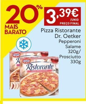 Amanhecer Pizza congelada dr. oetker promoção