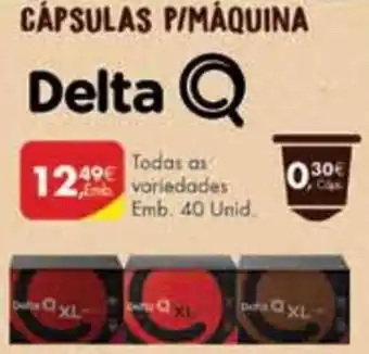 Pingo Doce Delta Q Cápsulas P/Máquina 40 Unid promoção
