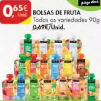 Pingo Doce Bolsas de Fruta 90g promoção