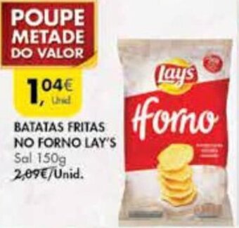 Pingo Doce Batatas Fritas No Forno Lay's 150g promoção