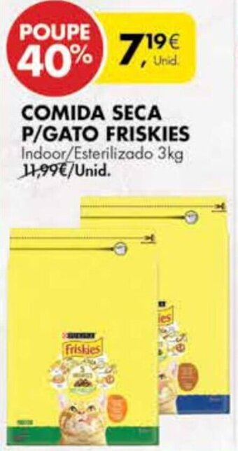 Pingo Doce Comida Seca P/Gato Friskies 3kg promoção