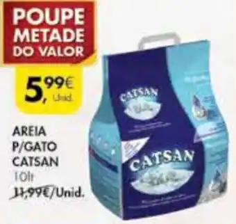 Pingo Doce Areia P/Gato Catsan 10lt promoção