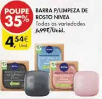 Pingo Doce Barra P/Limpeza de Rosto Nivea promoção