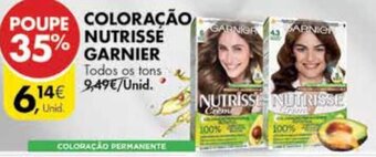 Pingo Doce Coloração Nutrisse Garnier promoção