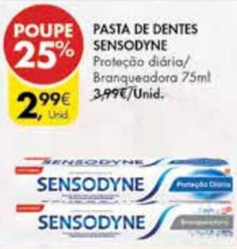Pingo Doce Pasta de Dentes Sensodyne 75ml promoção