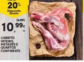 Continente Bom dia Cabrito promoção