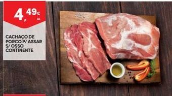 Continente Bom dia Carne suína promoção