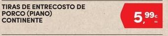 Continente Bom dia Entrecosto promoção