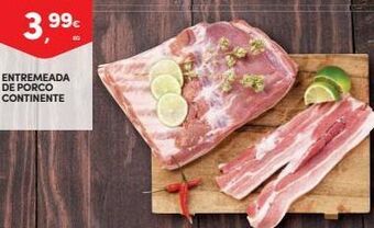Continente Bom dia Carne suína promoção