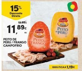 Presunto de peru campofrio