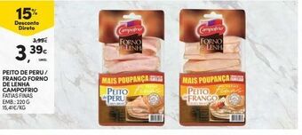 Continente Bom dia Peito de peru promoção