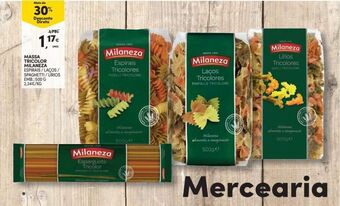 Continente Bom dia Macarrão milaneza promoção
