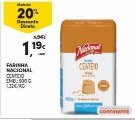 Continente Bom dia Farinha nacional promoção