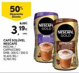 Café solúvel nescafé