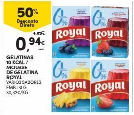 Continente Bom dia Gelatina royal promoção