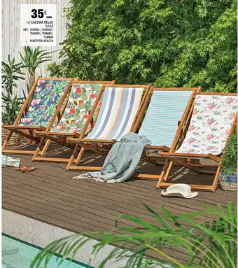 Continente Cadeira Relax Kasa Medeira Acácia promoção