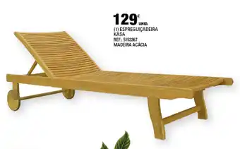 Continente Espreguiçadeira Kasa Madeira Acácia promoção