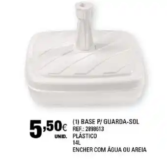 Continente Base P/Guarda-Sol 14L promoção