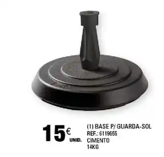 Continente Base P/Guarda-Sol 14kg promoção