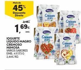 Continente Bom dia Iogurte mimosa promoção