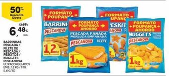 Continente Bom dia Palitos de peixe pescanova promoção