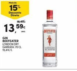 Continente Bom dia Gin beefeater promoção