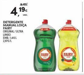 Continente Bom dia Detergente lavalouça fairy promoção