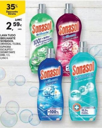 Continente Bom dia Limpadores sonasol promoção