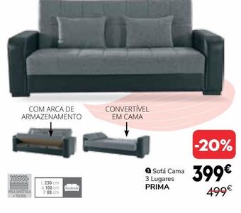 Conforama Sofá cama promoção