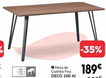 Conforama Mesa de cozinha promoção