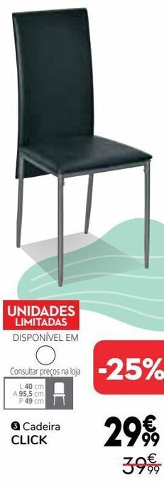 Conforama Cadeiras promoção