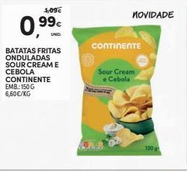 Continente Bom dia Batata chips continente promoção
